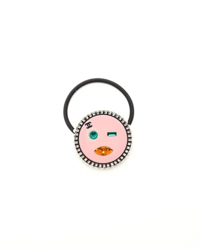 Pre-owned Chanel Coco Mark Emoji Hairband In Multi