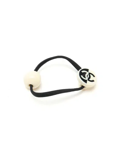 Pre-owned Chanel Coco Mark Hair Tie In Multicolour