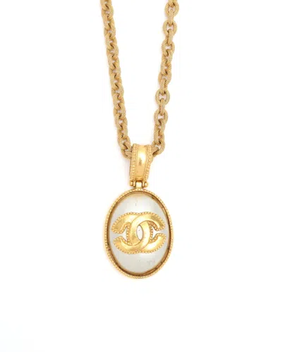 Chanel Coco Mark Long Necklace In Gold