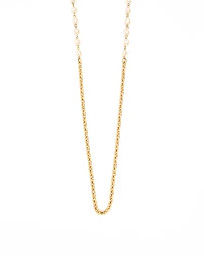 Pre-owned Chanel Coco Mark Long Necklace In Multi