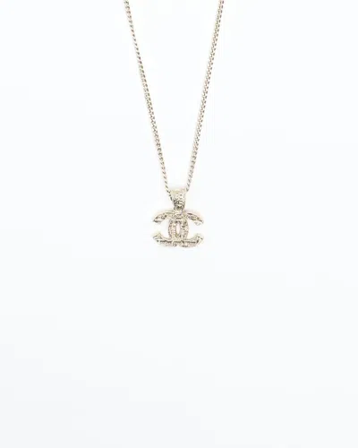 Pre-owned Chanel Coco Mark Necklace