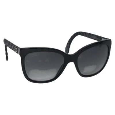 Pre-owned Chanel Coco Mark Plastic Glasses () In Black