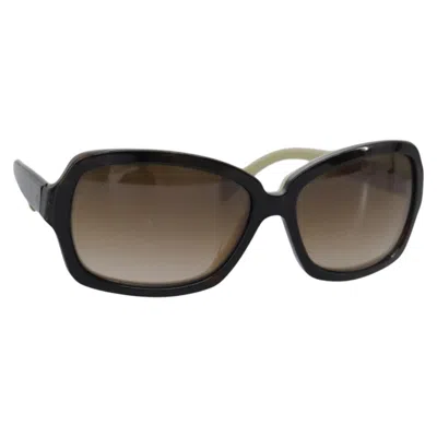 Pre-owned Chanel Coco Mark Plastic Glasses () In White