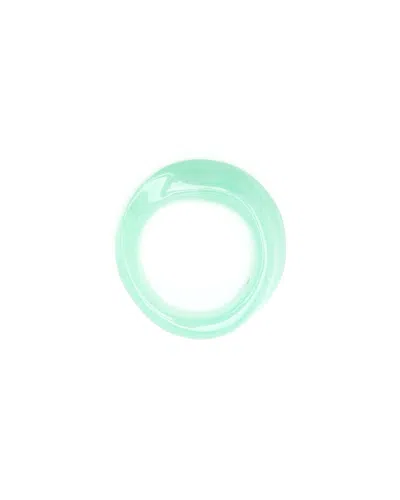 Chanel Coco Mark Resin Bangle In Green