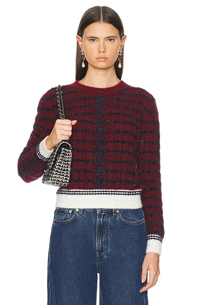 Pre-owned Chanel Coco Mark Jumper In Red