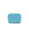 Chanel Coco Mark Terry Pouch In Blue