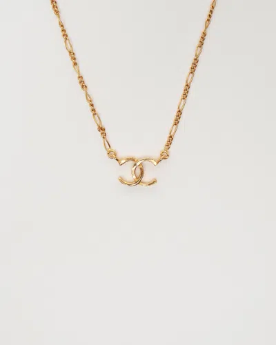 Pre-owned Chanel Coco Mark Twist Necklace