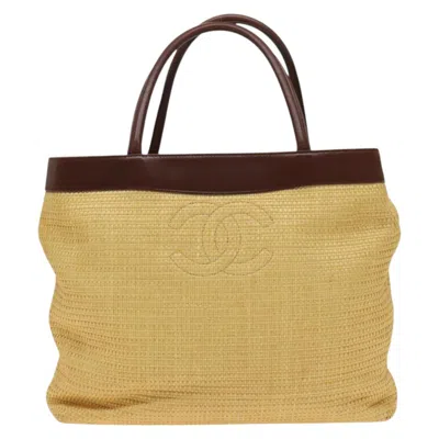 Pre-owned Chanel Coco Mark Wood Tote Bag () In Multi