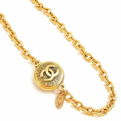 Pre-owned Chanel Coco Metal Necklace () In Gold