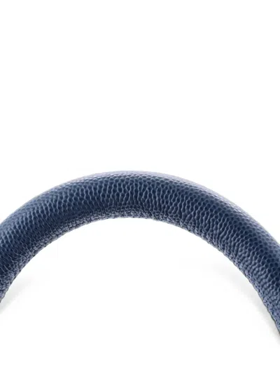 Pre-owned Chanel Coco Top Handle Bag Quilted Caviar Mini Satchel In Blue
