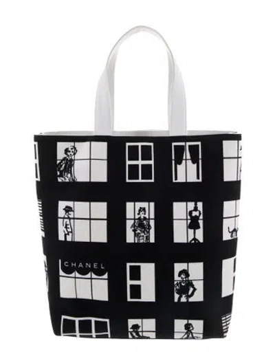 Pre-owned Chanel Coco Window Tote In Multi