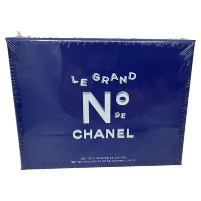 Pre-owned Chanel Coffret Collector  "le Grand Numéro" – 2 Jeux De Cartes Neuf Sous Blister In Purple
