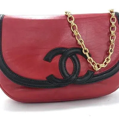 Pre-owned Chanel Color Leather Handbag Shoulder Bag Tote Bag () In Multi