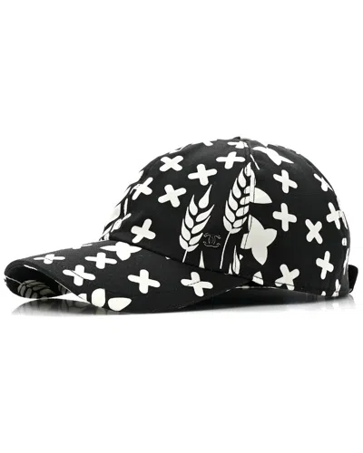 Pre-owned Chanel Cotton Cc Cap Hat (authentic Pre-loved)