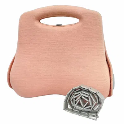 Pre-owned Chanel Cotton Shoulder Bag () In Pink