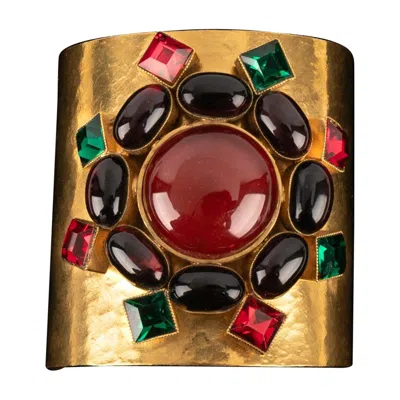 Pre-owned Chanel Cuff Bracelet Winter, 1996 In Multi