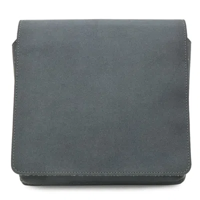 Pre-owned Chanel Dark Gray Ivory Nylon Fanny Pack Pouch Sling Bag ()