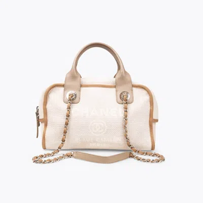 Pre-owned Chanel Deauville Bowling Bag