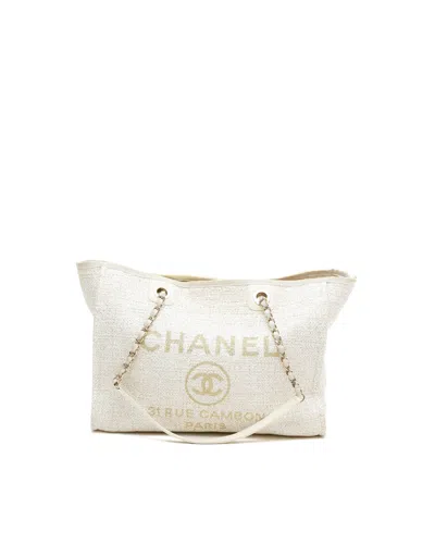 Chanel Deauville Mm Tote Bag In Other
