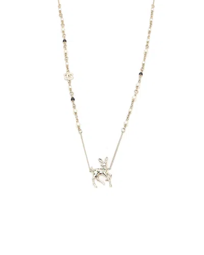 Pre-owned Chanel Deer Necklace In Multi