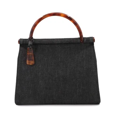 Pre-owned Chanel Denim Black Denim Handbag ()
