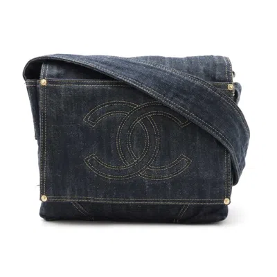 Pre-owned Chanel Denim Denim Shoulder Bag ()