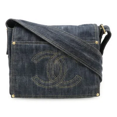 Pre-owned Chanel Denim Denim Shoulder Bag ()