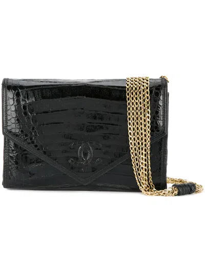 Pre-owned Chanel Design Chain Bag In Black