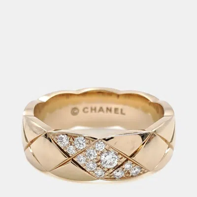 Pre-owned Chanel Diamond Coco Crush Ring (small) In Multicolor