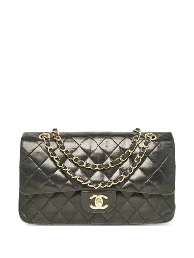Pre-owned Chanel Double Flap Quilted Leather Shoulder Bag
