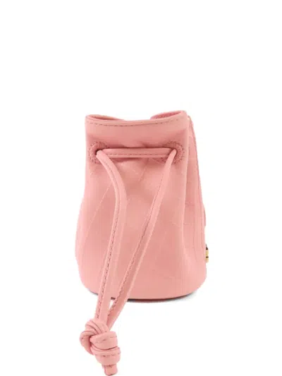 Pre-owned Chanel Drawstring Bucket Bag In Pink