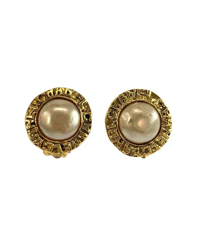 Chanel Earrings (authentic Pre-loved) In Gold