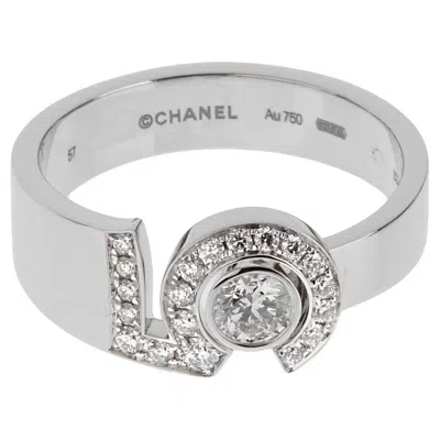 Pre-owned Chanel Eternal N°5 Diamond 18k White Gold Cocktail Ring