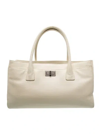 Pre-owned Chanel E/w Reissue Cerf Tote In Neutral