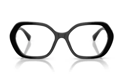 Chanel Eyewear Ch3496 Oversized Acetate Frame Eyeglasses In Black