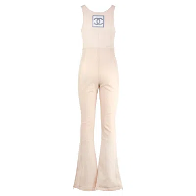 Pre-owned Chanel Fall 2001 Ski Jumpsuit In White