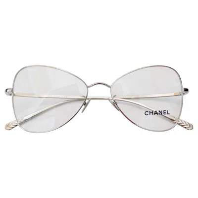 Pre-owned Chanel Fall 2019 Silver Eye Glasses