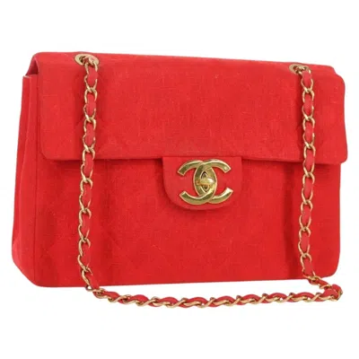 Pre-owned Chanel Flap Shoulder Bag Canvas Multicolour Canvas Handbag ()