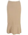 Chanel Flared Midi Skirt In Multi