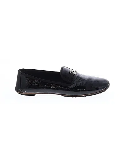 Pre-owned Chanel Flats In Black