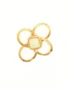 Chanel Flower Brooch In Multi