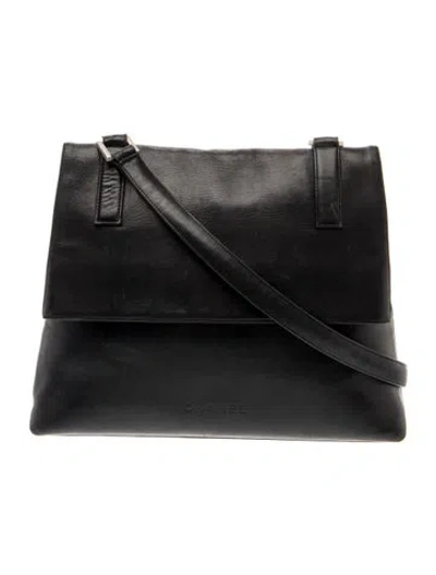 Pre-owned Chanel Foldover Tote In Black