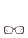 Chanel Full Frame Plain Mirror In Brown