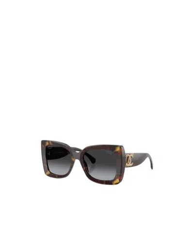 Chanel Full Frame Sunglasses In Transparent