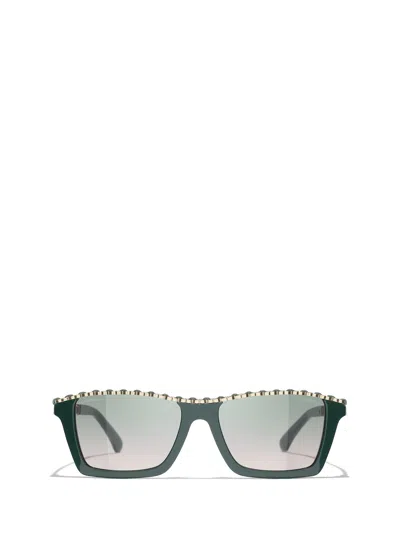 Chanel Full Frame Sunglasses In Metallic