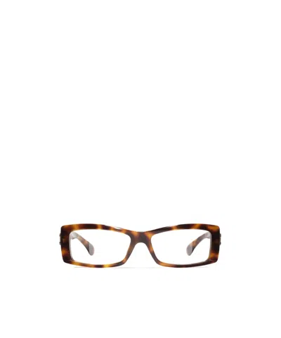 Chanel Full-rimmed Plano Lenses In Brown