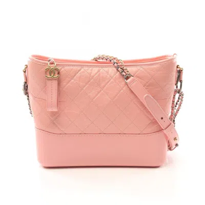 Pre-owned Chanel Gabriel Leather Shoulder Bag () In Pink
