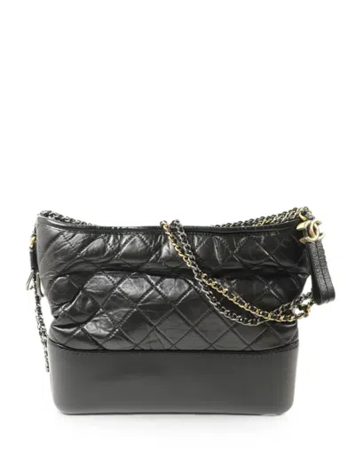 Chanel Gabrielle Chain-strap Shoulder Bag In Black
