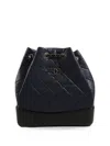 Chanel Gabrielle Quilted Backpack In Black