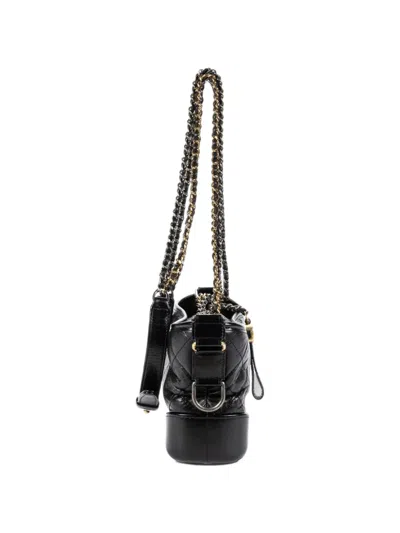 Chanel Gabrielle Quilted Bucket Bag In Pink